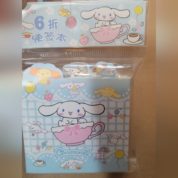 Cinnamoroll Sanrio 6 in 1 notepad 4 Pack - Picture 4 of 11
